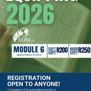 MODULE 6 MINISTERIAL ETHICS